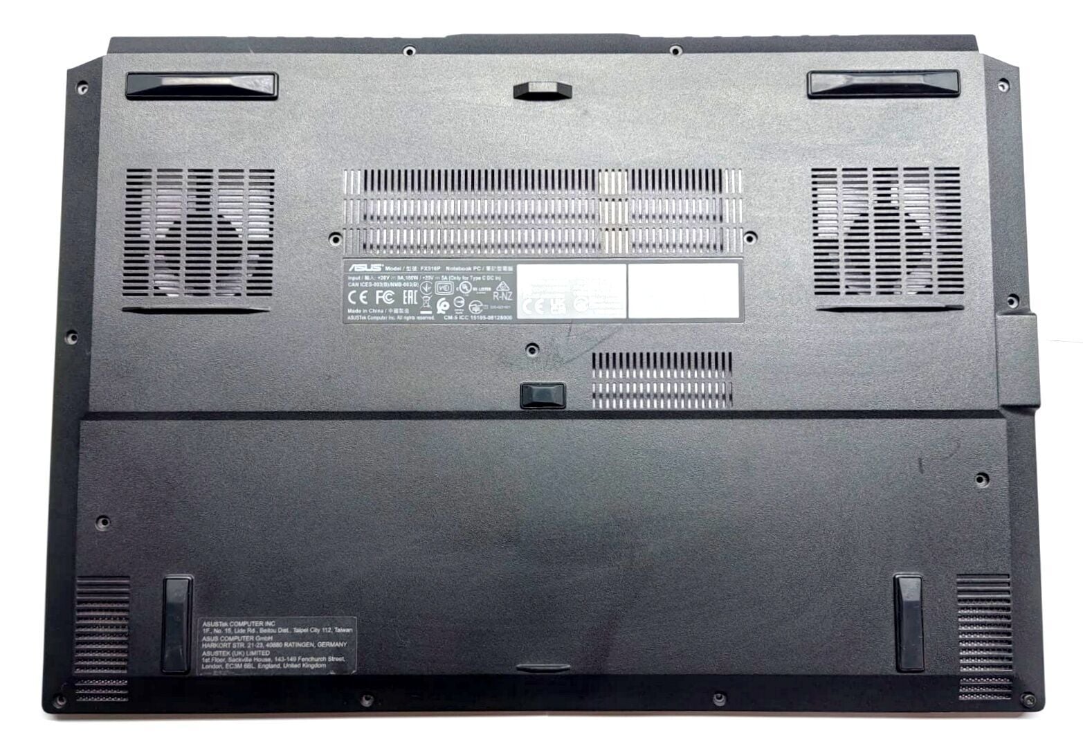 Orijinal Asus TUF Air F15  F15 FX516P FX516PR FX516PC FX516PE FX516PM Uyumlu Alt Kasa Bottom Case