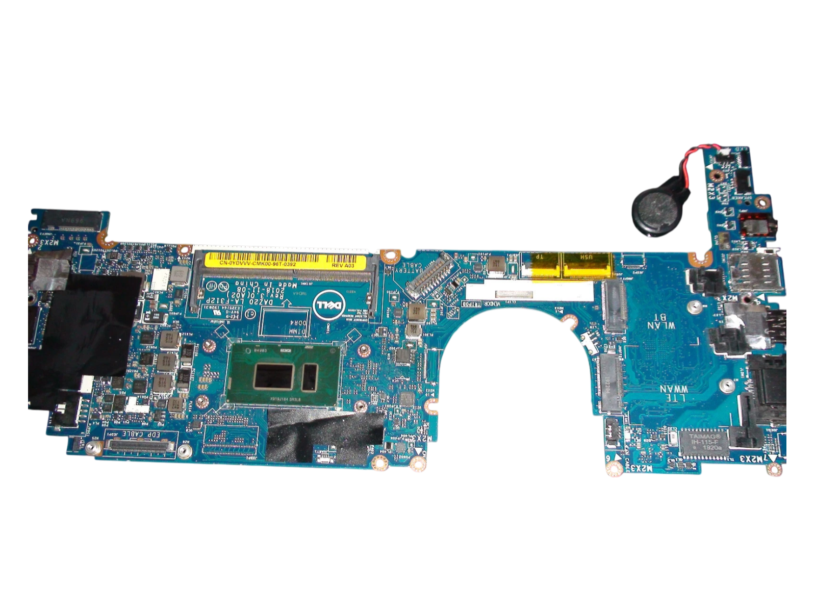 Dell Latitude 7290 i7-8650U CN-0YDVVV LA-F321P Laptop Anakart