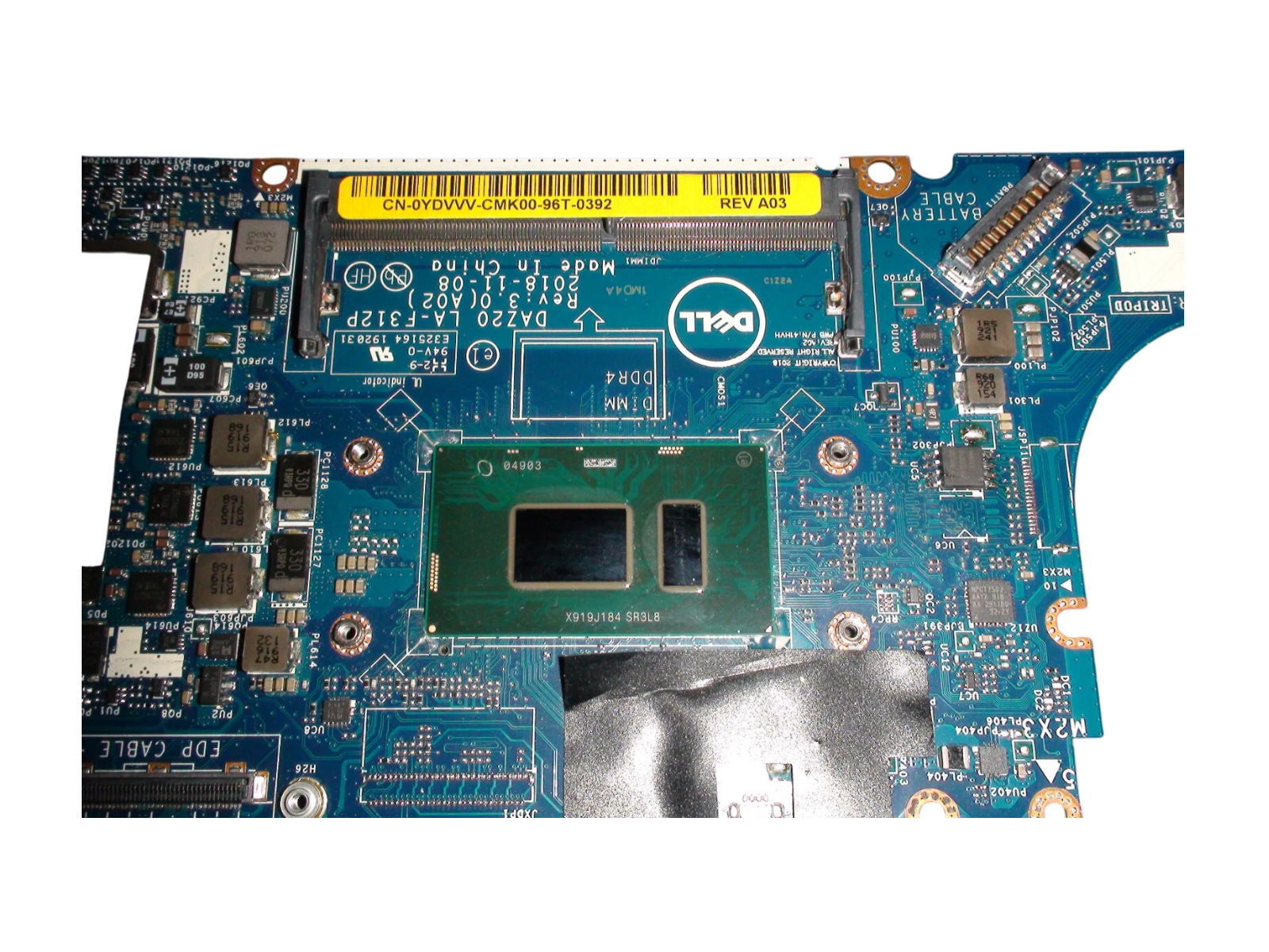 Dell Latitude 7290 i7-8650U LA-F321P Anakart Seçimi ve Uyumluluğu anakart görsel 3