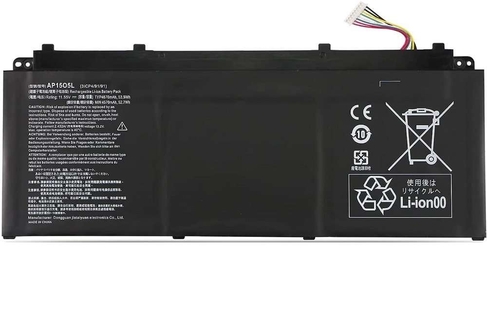 Acer Aspire S5-371 Notebook Batarya Pil AP15O5L