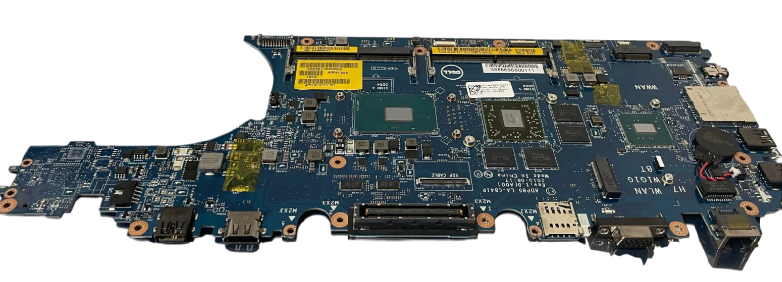 Dell Precision 3510  i5-6300HQ CN-0GPDT3 LA-C841P Laptop Anakart