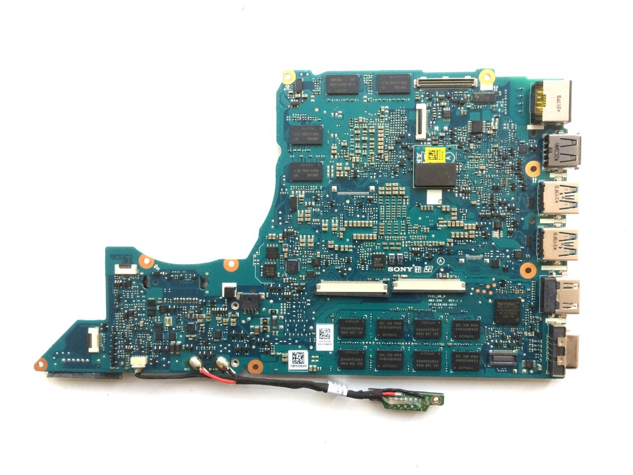 Sony Vaio SVS1312S9EB SVS13135CVB Anakart MBX-259-7 - i7-3520M GTX740M anakart görsel 2