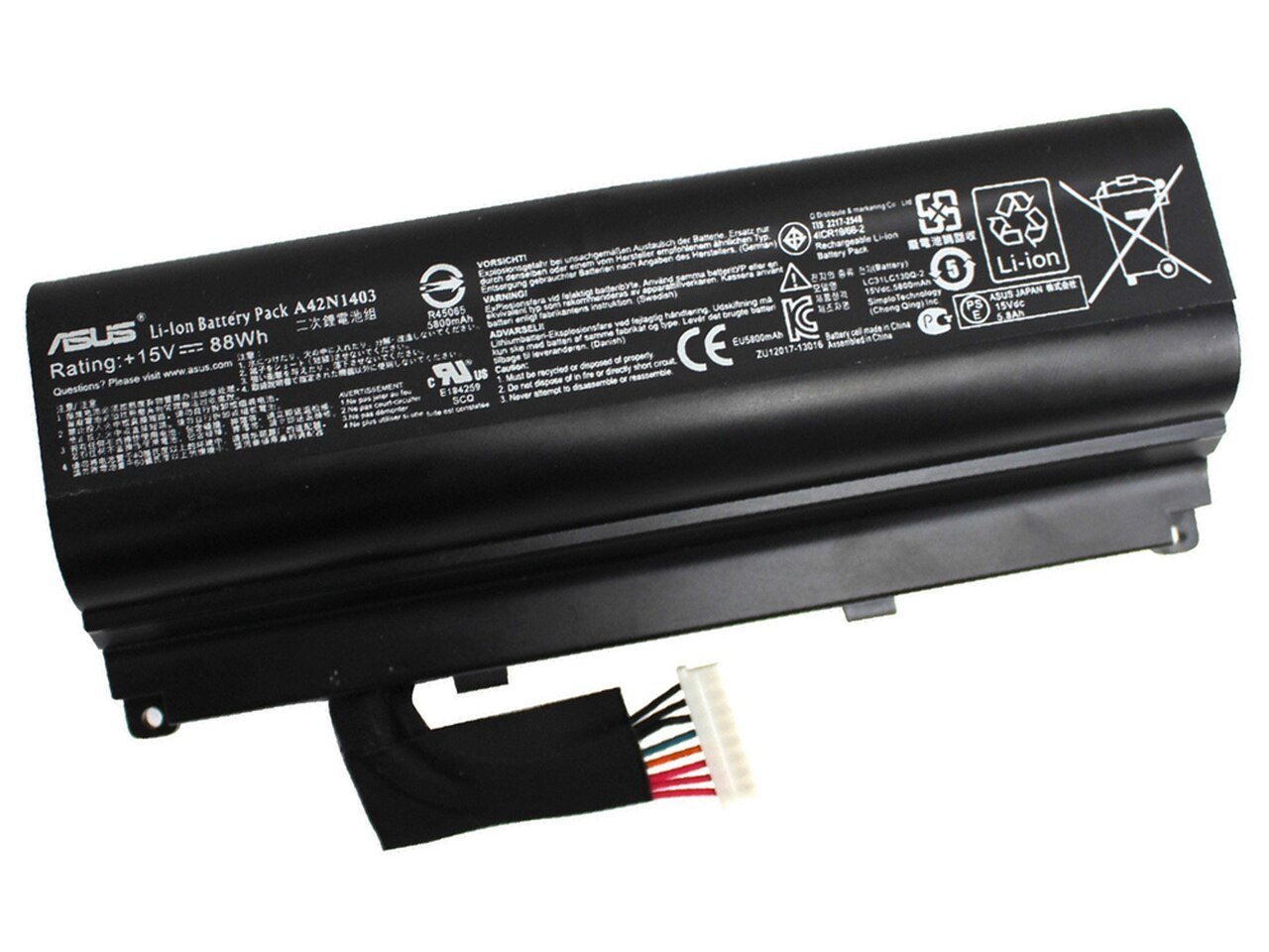 Asus G751 Serisi Notebook Batarya Laptop Pil A42N1403