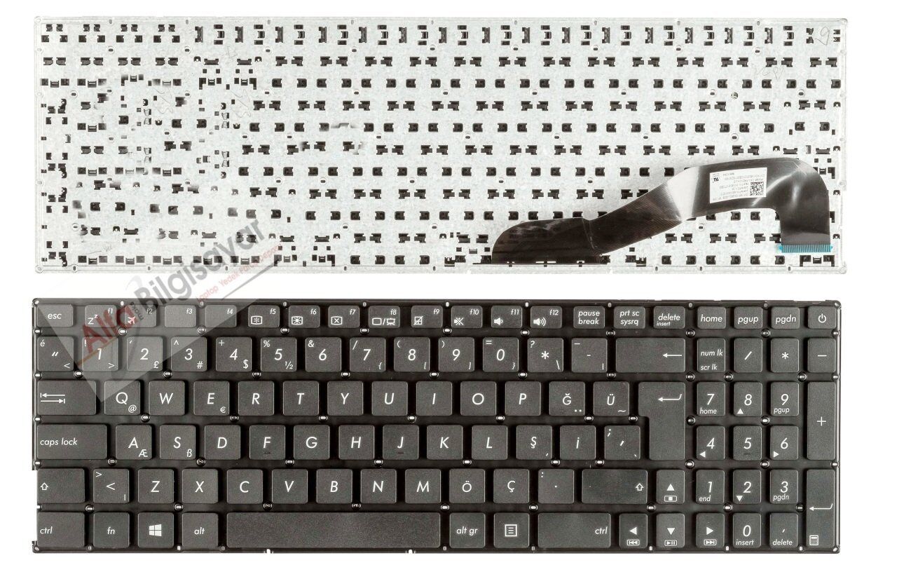 Asus X540, X540L, X540LA, X540LJ, X540S, X540SA, X540SC, X540U, X540Y, X540UP,X540SC, X540YA F540L, F540LA, F540LJ, F540S, F540SA, F540SC, F540Y, F540YA R540, R540L, K540 A540 X543U X543UA X543MA X543L X543LA KLAVYE TUŞ TAKIMI