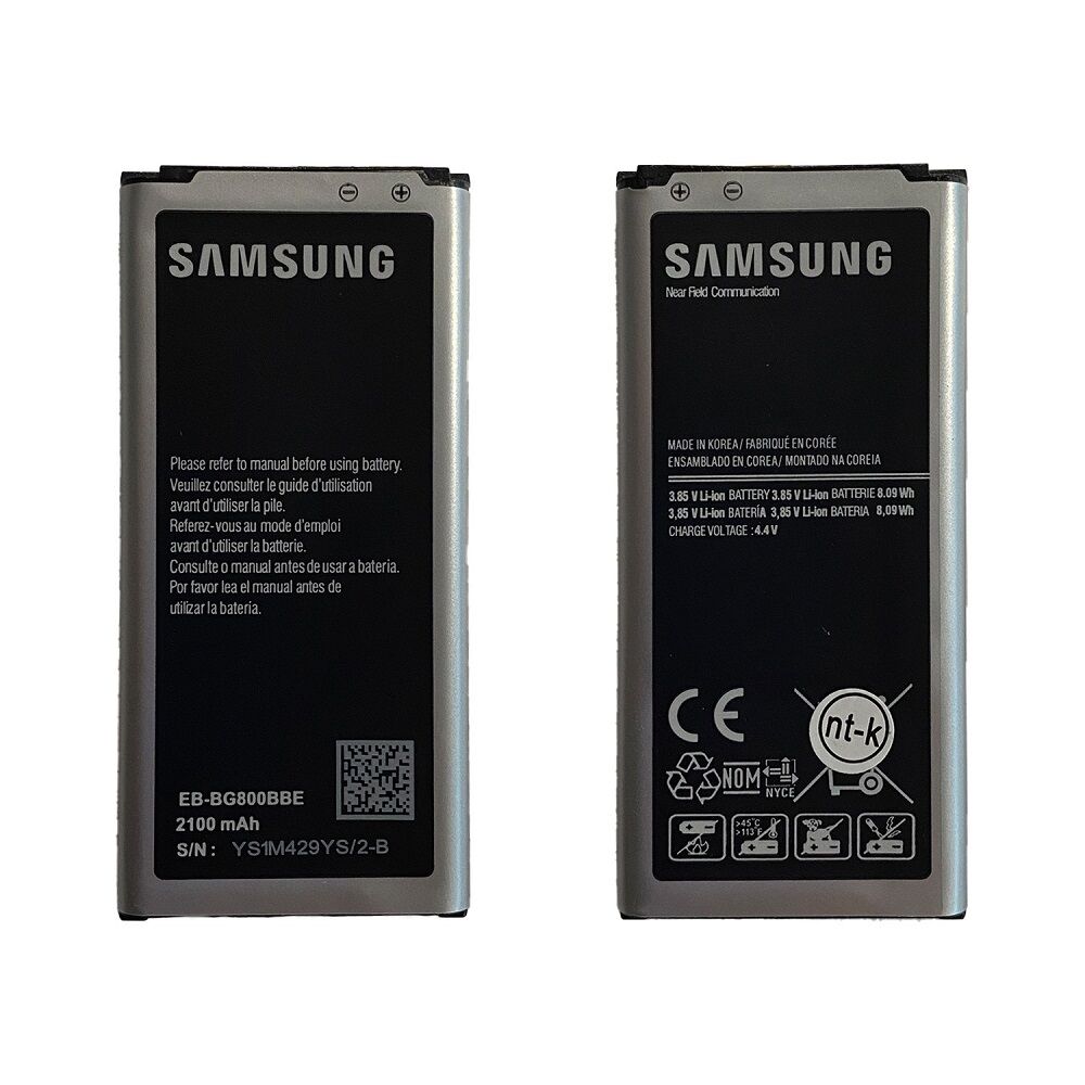 Samsung Orijinal Galaxy S5 Mini G800 4.4V 2100mAh 9.09Wh Cep Telefonu Batarya Pil