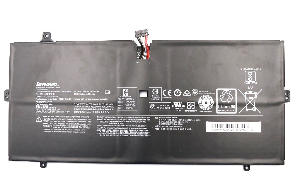 ORJİNAL LENOVO YOGA 4 PRO 900-13ISK 900-13ISK2, YOGA 900-IFI, 80UE, 80MK, 80SD, L14M4P24, L14L4P24, (2ICP5/54/116-2), L14L4P24, Batarya Lenovo Pilİ