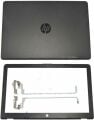 HP Siyah Renk 15-bw, 15-bs, 15-br, 15-Ra, 3168ngw 15-rb 250 g6, 255 g6, 256 G6, 258 G6, TPN-C129, TPN-C130, 924899-001, 250g6 15-ra 15-rb 15-BSXX 15-bs0xx 15-bs1xx LCD Back Cover kasa Lcd Kasa Cover Kapak + Bezel Çerçeve + menteşe