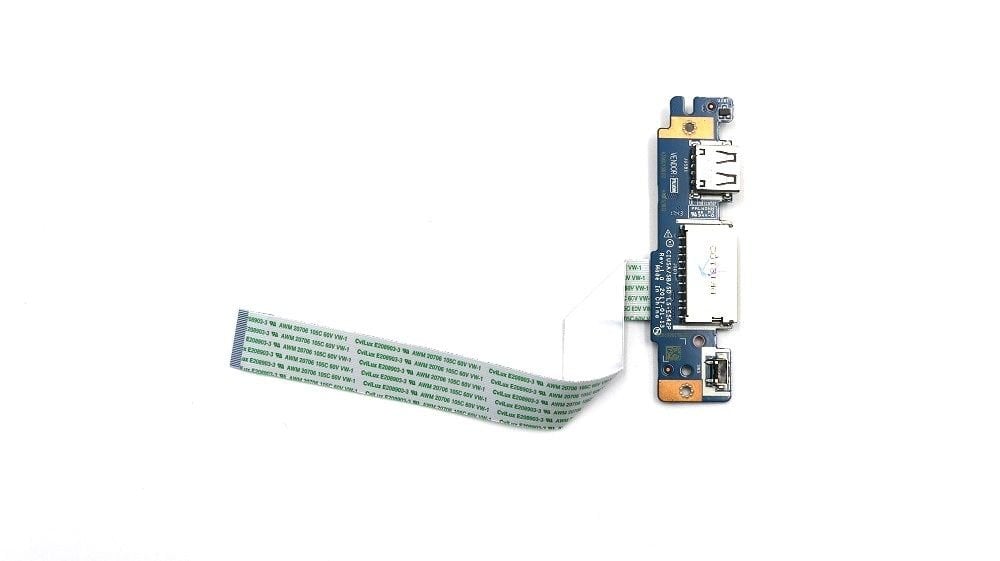 Lenovo Orijinal 5C50N78342 LS-E542P NBX00025C00 Audio Jack SD Kart USB Port Board