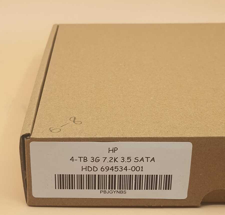 HP 4-TB 3G 7.2K 3.5 SATA HDD 694534-001