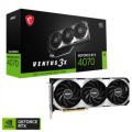 MSI GEFORCE RTX 4070 VENTUS 2X E 12G OC 12GB GDDR6X HDMI DP 192Bit