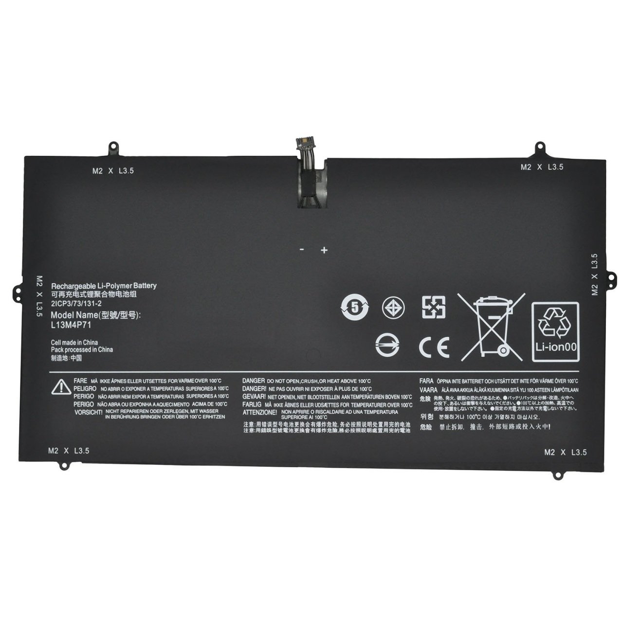 Lenovo Yoga 3 Pro-1370, L13M4P71, L14S4P71 Notebook Bataryası Laptop Pil