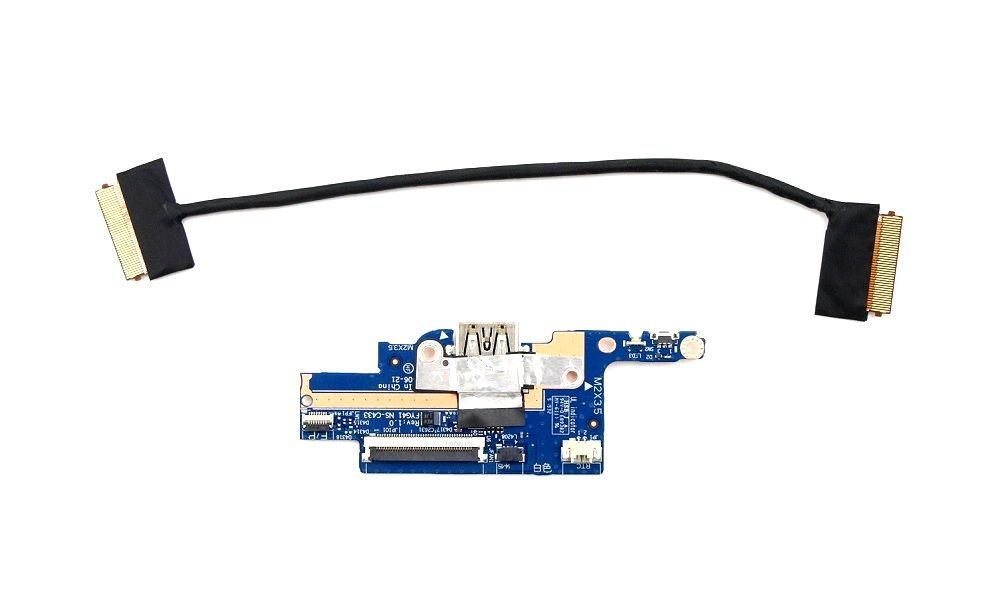 Lenovo Orijinal Yoga C740-14IML 81TC Notebook Tetik Power Buton USB Port Board