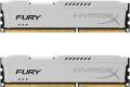 Hyperx Fury White 16GB (2X8GB)1600MHZ Ddr3 Ram (HX316C10F/8) (HX316C10FWK2/16) 2'li Set