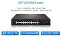Entegron 24-Port 10/100Mbps Masaüstü Switch Metal Kasa ENTDS100-24