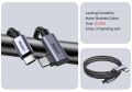 UNITEK TYPE-C HIZLI ŞARJ KABLOSU 90 DERECE 2 METRE 100W (C14123BK-2M)