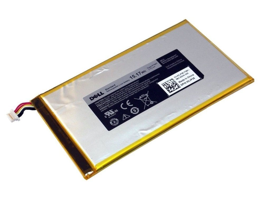 Orijinal Dell Type P706T 3.7V 11.17Wh 4100mAh Tablet Batarya Notebook Pil