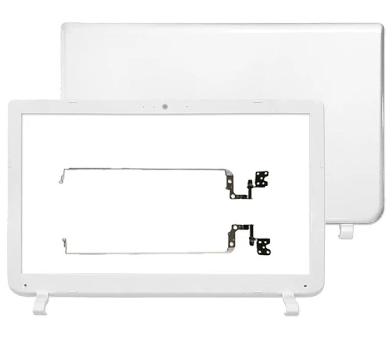 Toshiba Satellite Beyaz Renk  S50-B L50-B L50T-B S50-B S50T-B L55-B L55D-B L55T-B  Lcd Cover + Bezel çerçeve + Menteşe Takımı Kit Beyaz Renk