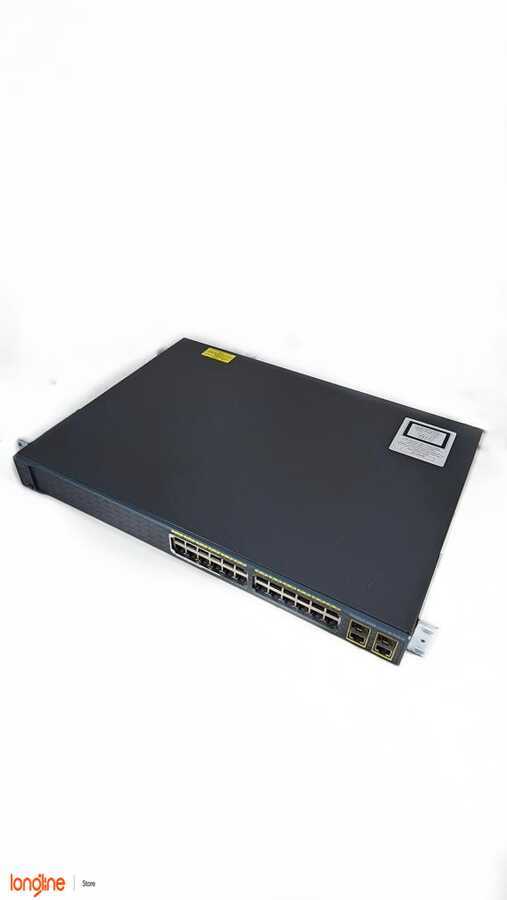 İkinci El CISCO WS-C2960-24LC-S 2960 24 10/100 (8xPOE) + 2 T/SFP Switch