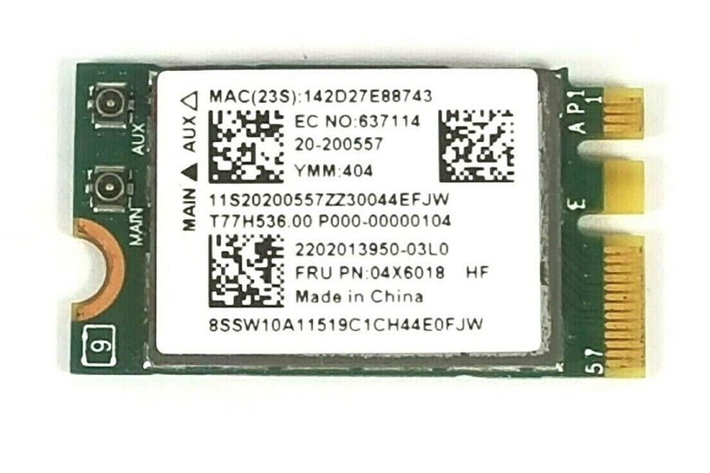 Lenovo Orijinal Flex 2-14 20404 20432 Notebook Wireless Wifi Bağlantı Lan Kartı 04X6018