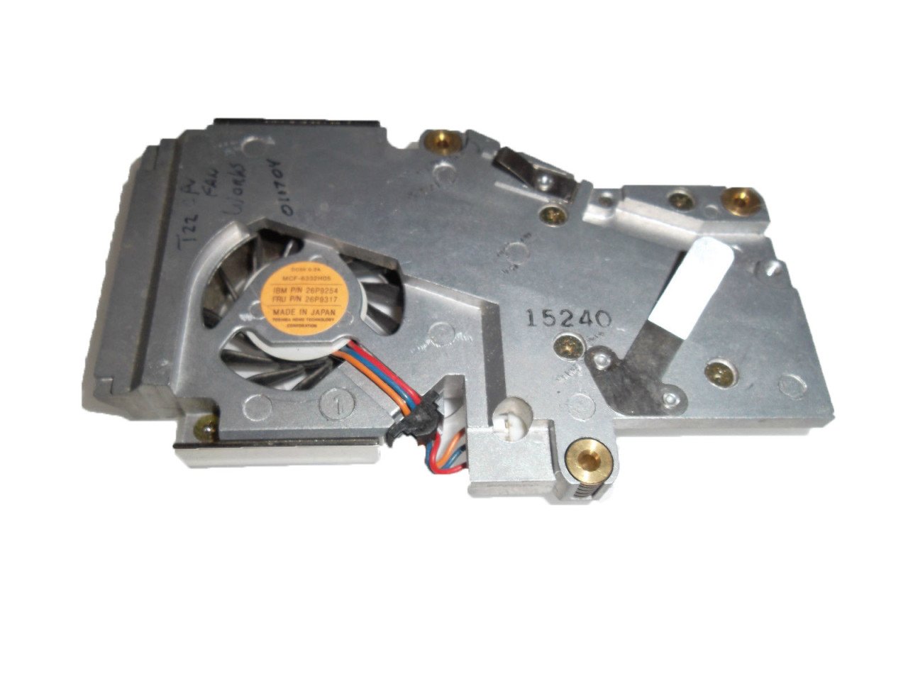Orjinal  Lenovo İbm ThinkPad T20 T22 Cpu Fan Heatsink İşlemci Fanı(Fru:26P9254)