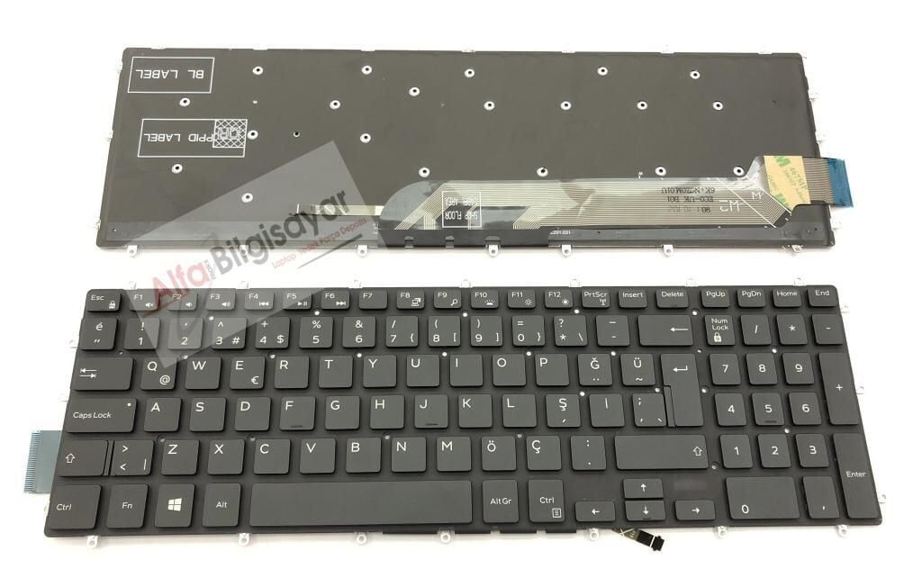 Dell Inspiron orjinal Işıklı G3 15 3590, 3593 P75F p72f p89f p82f 5565 5567 17 5765 5767 7566 7567 9J9KG 09J P65F001 Inspiron 15 Gaming 7577 p35e, G3 3779, P66F, g3 15 3579, Klavye Tuş Takımı