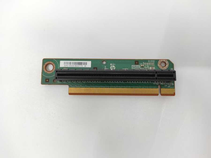 Hp RISER CARD 2x RISER BOARDS / CARDS AND BRACKET KIT SMALL CARD SLOT 1 PCI-E 2.0 X8 ( PN: 6041B0000201 ) LARGE CARD SLOT 2 PCI-E 2.0 X16 ( PN: 491692-001  FOR DL360 G6 G7 491692-001 493802-001