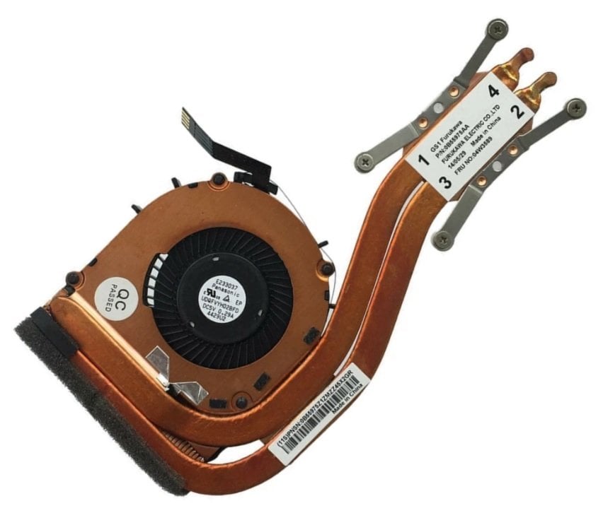 Lenovo Thinkpad X1 Carbon Gen1 Cpu Heatsink Soğutucu Fan Bakır 04W3589