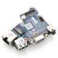 Dell Latitude E6430 Audio Jack VGA Ethernet USB Port Board LS-7781P CN-051WP9