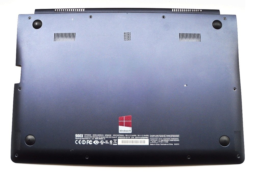 Samsung NP900X NP900X3C NP900X3E NP900X3D Alt Kasa Bottom Case BA61-01692