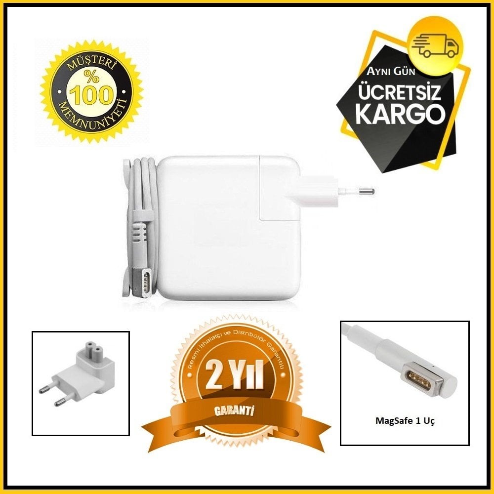Apple MacBook Pro A1278 A1334 14.05V 3.15A Notebook Adaptör Şarj Aleti