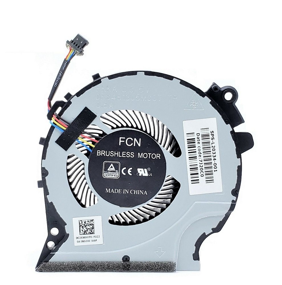Orijinal Hp Pavilion Gaming L20334-001 DC28000M5F0 Cpu Sogutucu Cooling Fan