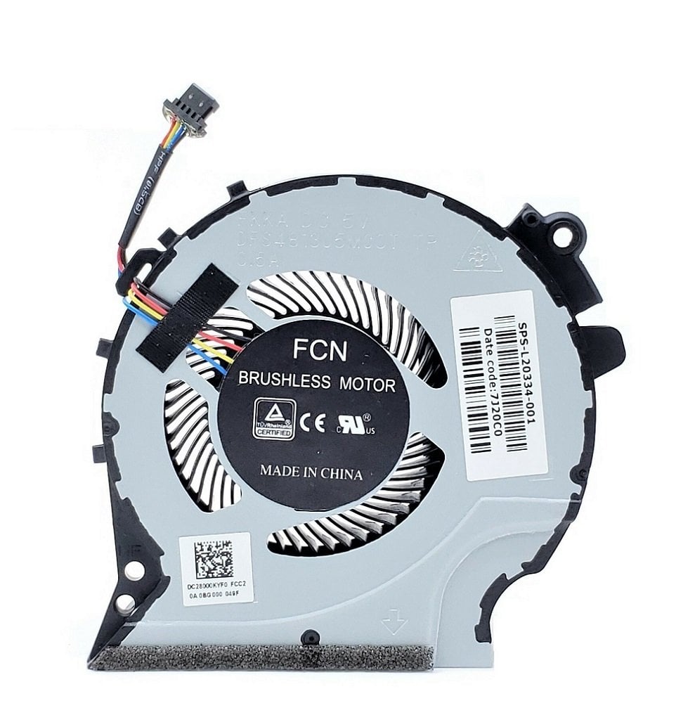 Orijinal Hp Pavilion Gaming 15-CX Serisi 15-CX0000 Cpu Sogutucu Cooling Fan