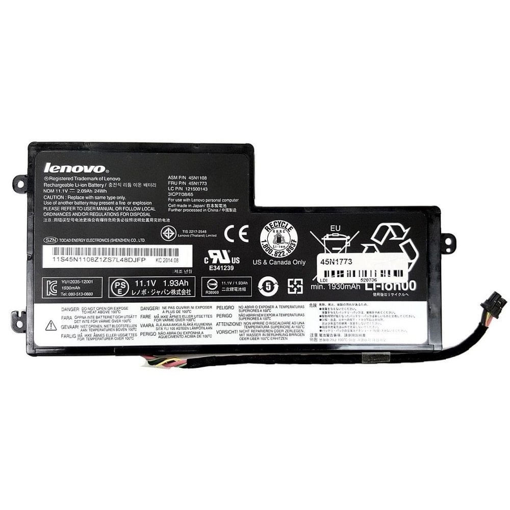 Orijinal Lenovo Thinkpad X260 X270 Serisi Notebook Batarya Laptop Pil