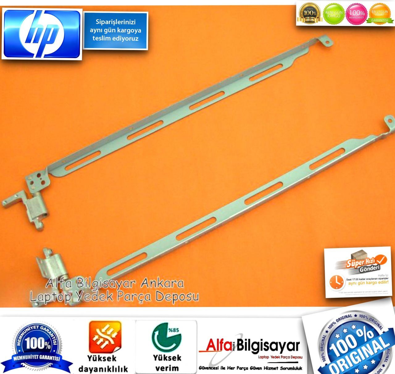 HP COMPAQ NX7300 NX7400   15.4'' Uyumlu Sag Sol Takım Menteşe