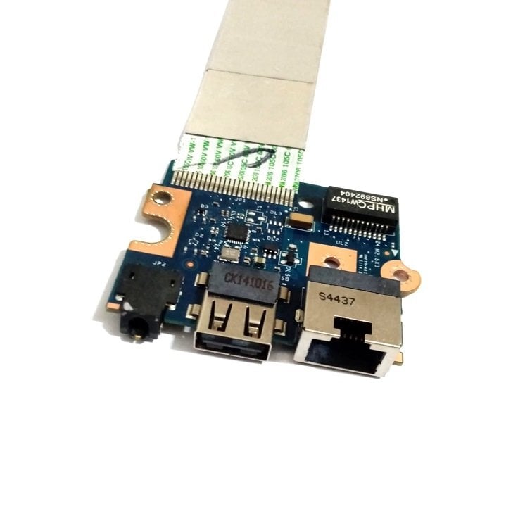 Toshiba Satellite C50-B C55-B C55D-B Ethernet Audio Usb Port Board 455MX051L01 LS-B303P