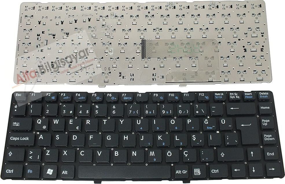 SONY VAIO VGN-NW VGN NW PCG-7171M PCG-7181M Klavye Tuş Takımı Siyah Renk