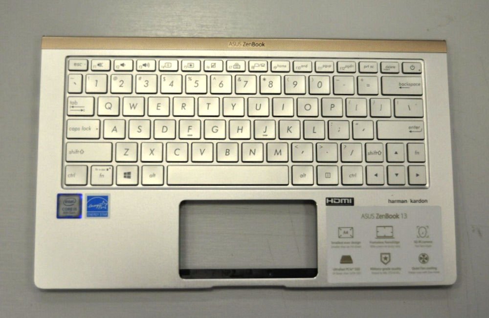 Asus ZenBook 13 UX333 UX333F UX333FA Notebook Türkçe Klavye Dahil Üst Kasa 13NB0JV0P14011