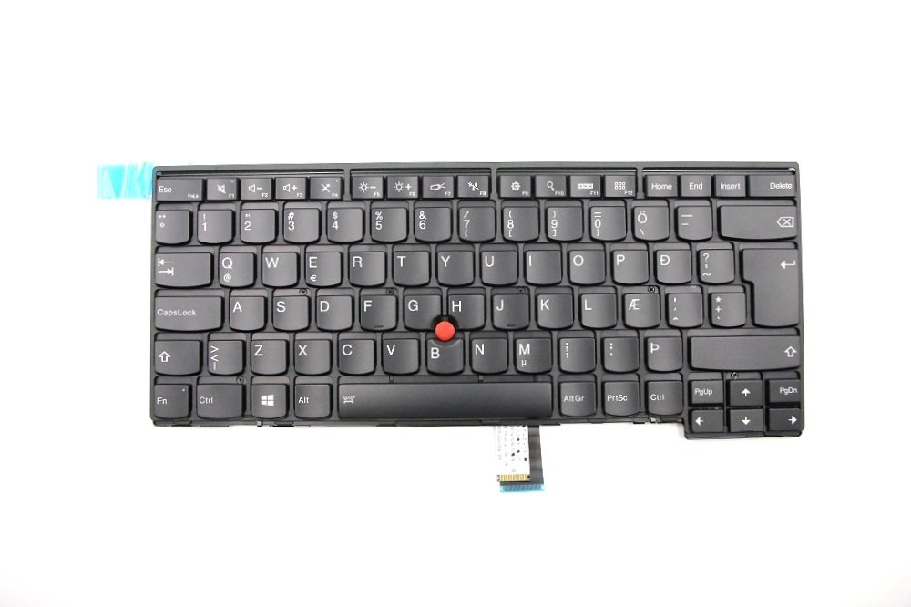Orijinal Lenovo Thinkpad T440 T450 T460 T450S izlandaca Ledli Klavye Tuş Takımı 01AX326