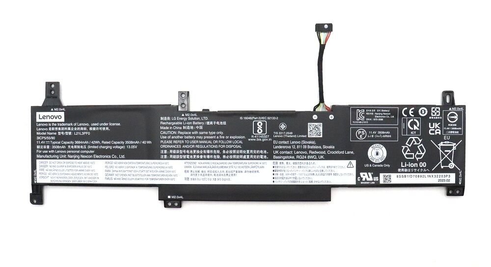 Lenovo Orijinal ideapad 1 14IAU7 82QC 83AF 1 15IAU7 82QD 82VY Notebook Batarya Laptop Pil