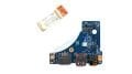 Lenovo Orijinal Legion Y720 Y720-15IKB 80VR Notebook Audio Jack Ethernet Usb Port Board