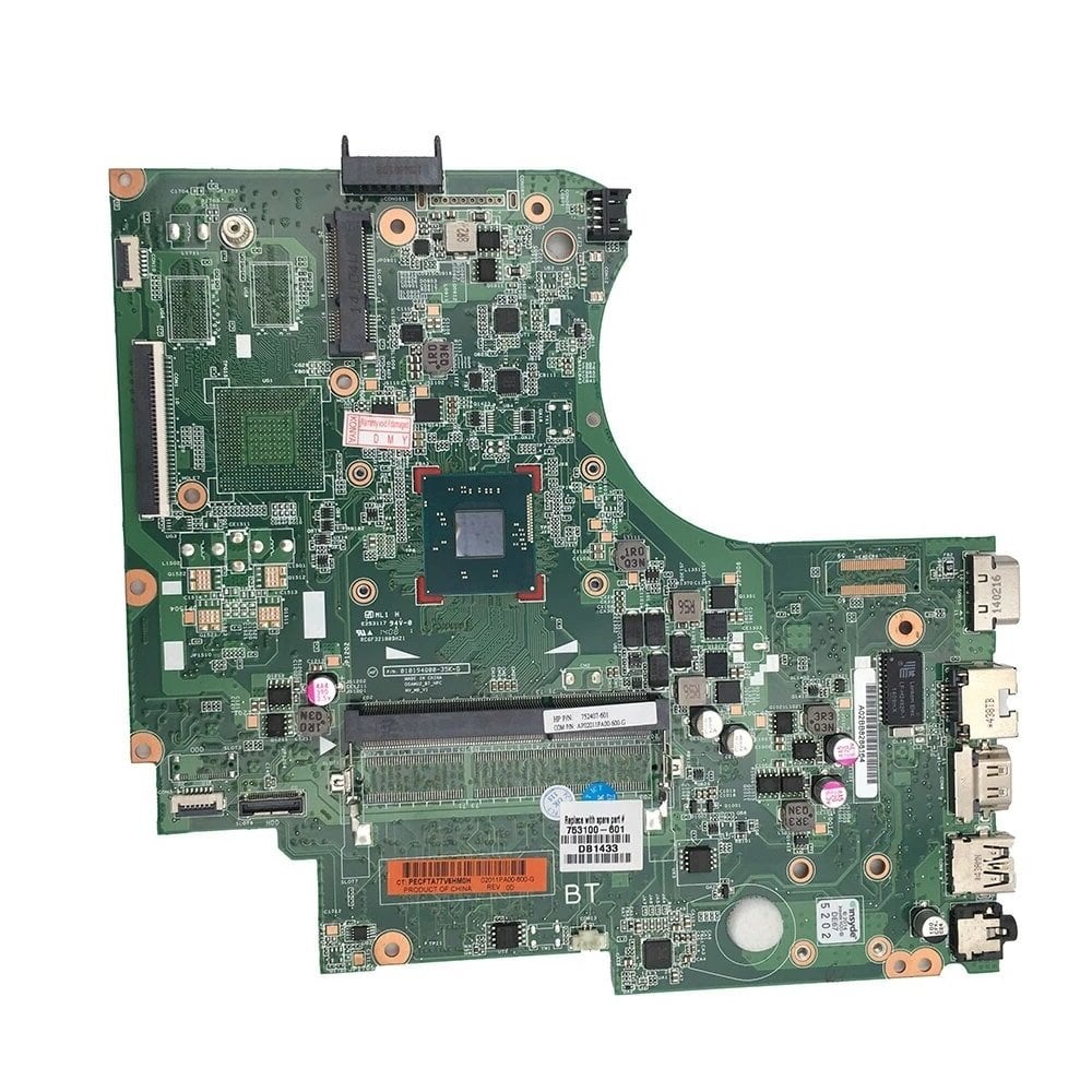 HP 15-D 15-D059SR 250 G2 255 G2 Celeron N2820 İşlemcili On Board Notebook Anakart 753100-001