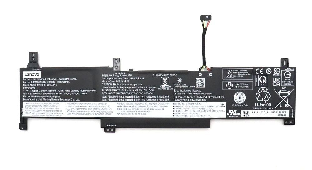 Lenovo Orijinal ideapad 5B11D70895 5B11D70896 5B11D96113 Notebook Batarya Laptop Pil