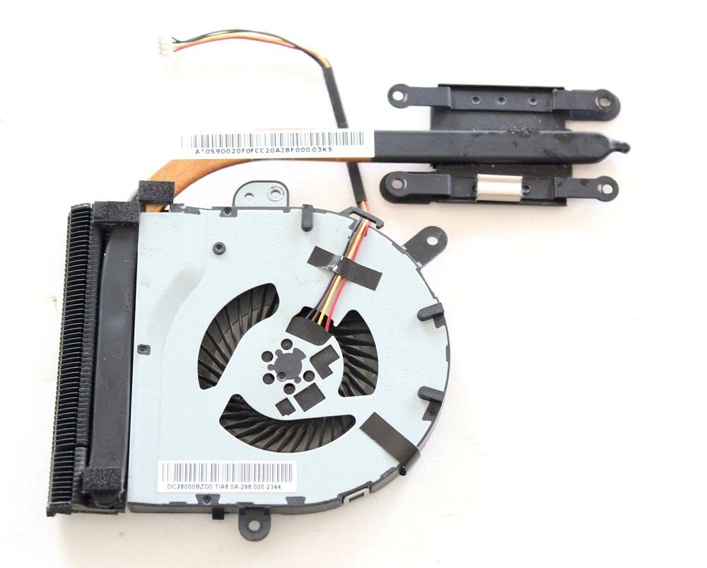 Orijinal Lenovo AT0S90020F0 Notebook Cpu Soğutucu Fan Heatsink