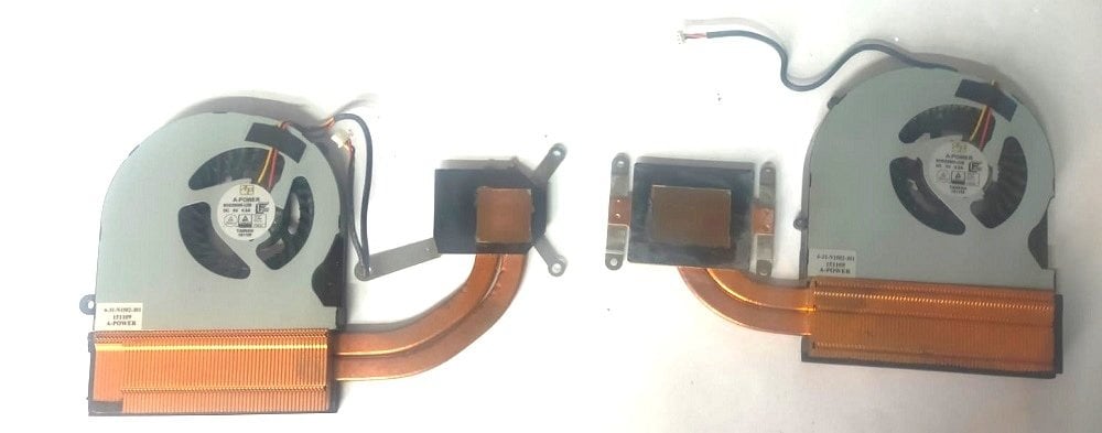Monster Abra A7 V6.3 CPU GPU Soğutucu Fan Heatsink 6-31-N1502-201 6-31-N15R2-101
