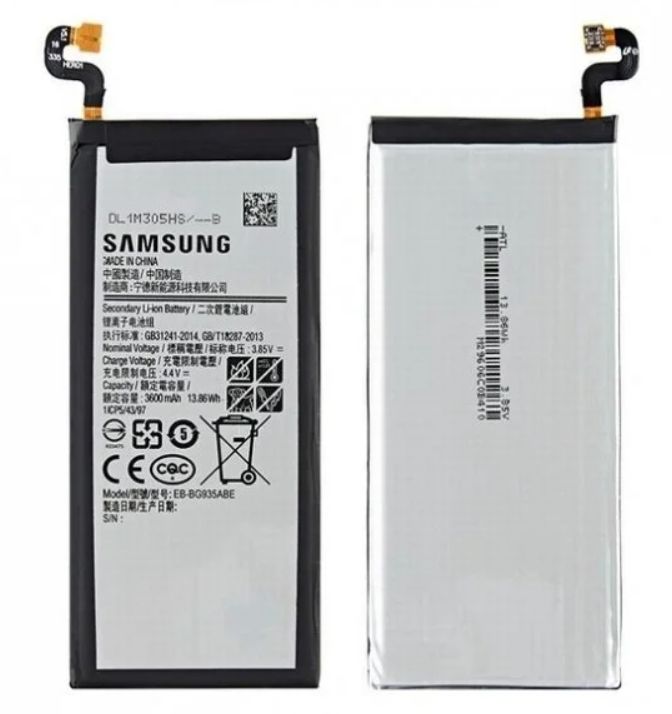 Samsung Orijinal Galaxy SM-G935P SM-G935U 4.4V 3600mAh 13.86Wh Cep Telefonu Batarya Pil