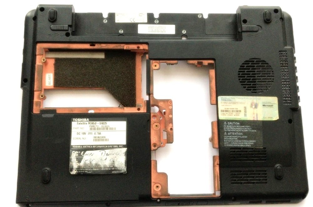 Toshiba Satellite M305 M305D Alt Kasa Bottom Case ZYE3CTE2BA0