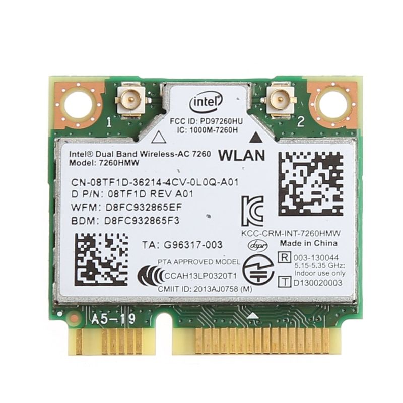 Orijinal Dell Latitude E7240 E7440 7260HMW Notebook Bluetooth Wifi Lan Kartı