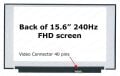 15.6 40pin 240hz LQ156M1JW03, LQ156M1JW04 LQ156M1JW16 LQ156M1JW09 LQ156M1JW07 NE156FHM-NZ1   Ekran Lcd Panel