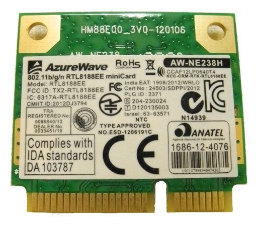 Lenovo Y560 U460 Z460 Wireless WiFi Bağlantı Kartı AW-NE238H