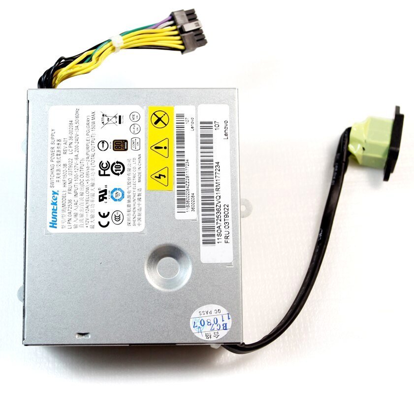 Lenovo Thinkcentre M71z M72z M92z All in One 150W Power Supply 03T9022